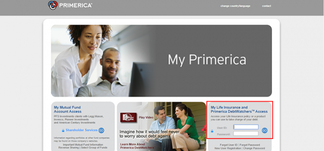 primerica life insurance online login
