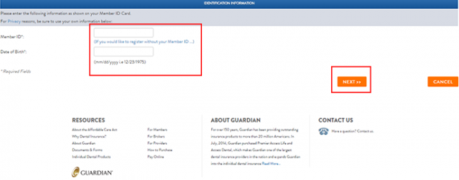 guardiananytime provider login